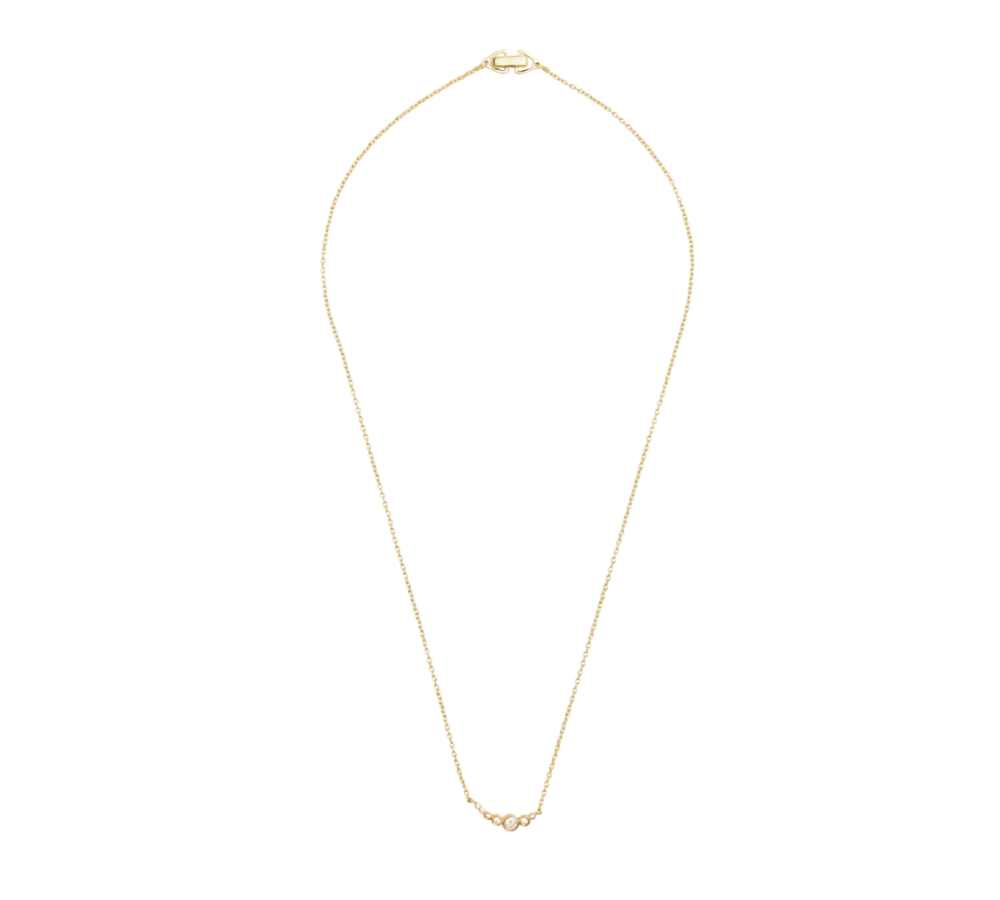 Ottilia halskæde - forgyldt